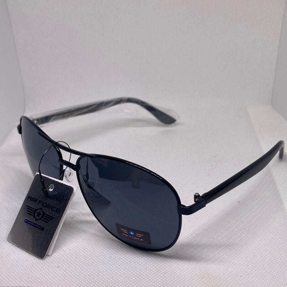 Air Force Classic Black Aviator Sunglasses